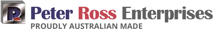 Retro Brass Toe Leg | Peter Ross Enterprises Melbourne Logo